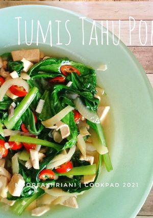 Foto resep Tumis Tahu Pokcoy