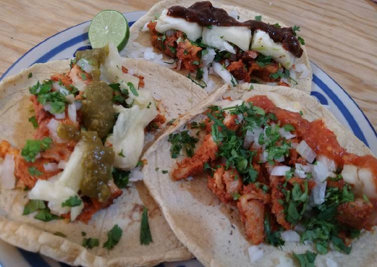 Tacos al pastor caseros 🌮