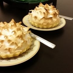 A picture of Mini Lemon Meringue Pies.