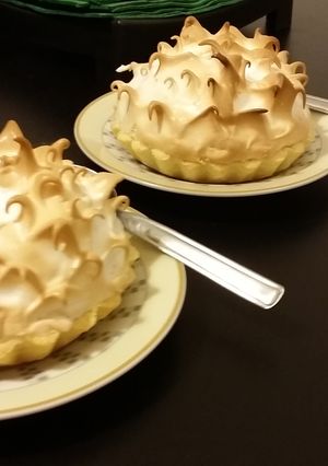 A picture of Mini Lemon Meringue Pies.