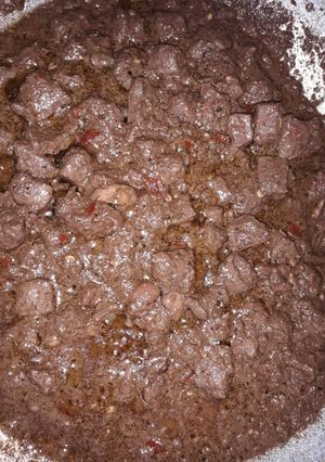 A picture of Marinated kaleji.