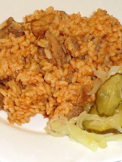 Rizseshús recept sertéscombból recept fotója