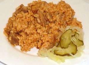 Rizseshús recept sertéscombból recept fotója