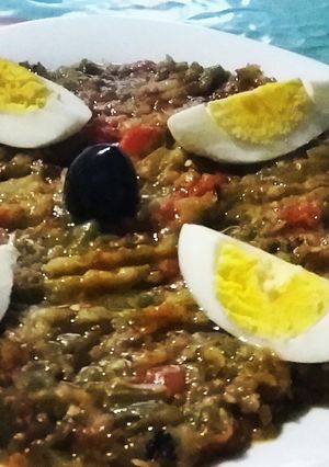 صورة لوصفة حميص حار بالبدنجال 🍆🌶🍅