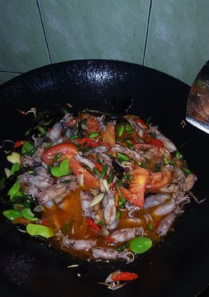 Foto resep Cumi asin cabe ijo