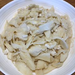 A picture of Bamboo Shoot in Salted Egg.