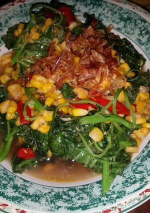 Foto resep Tumis bayam