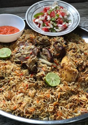 صورة لوصفة الزربيان العدني على أصوله انجح و الذ طريقة