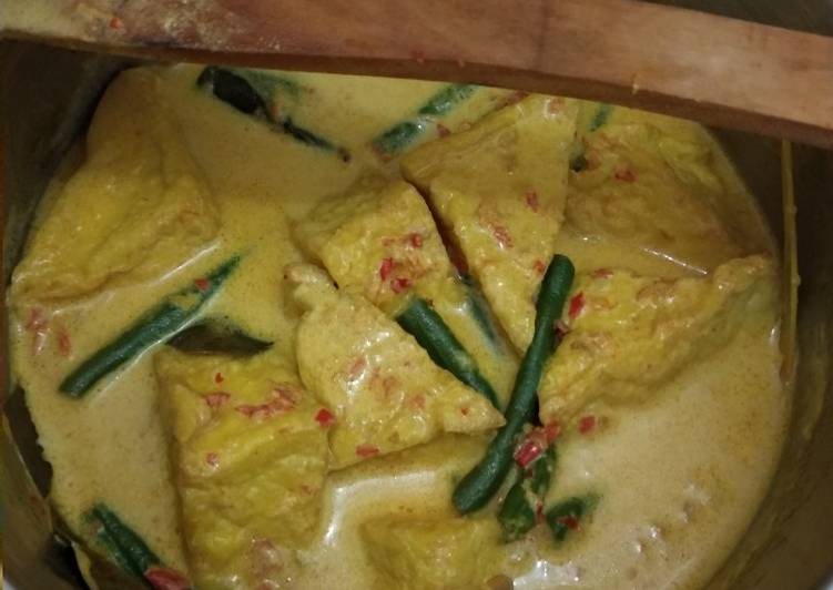 Gulai Tahu Kacang Panjang (Bumbu Ngulek Sendiri) 💪