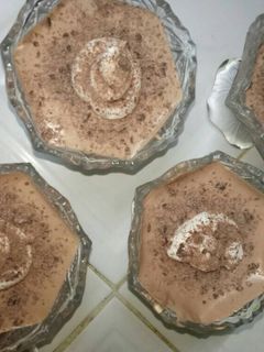 صورة لوصفة موس بالشكولاطة بدون بيض