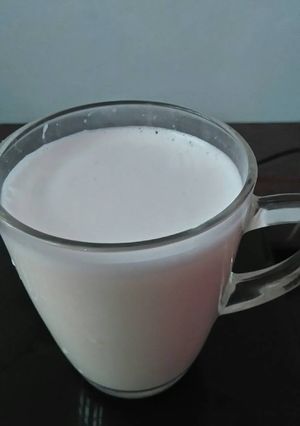 Hình của món Sữa hạnh nhân.