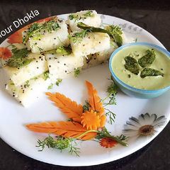 A picture of Rice Flour Dhokla.