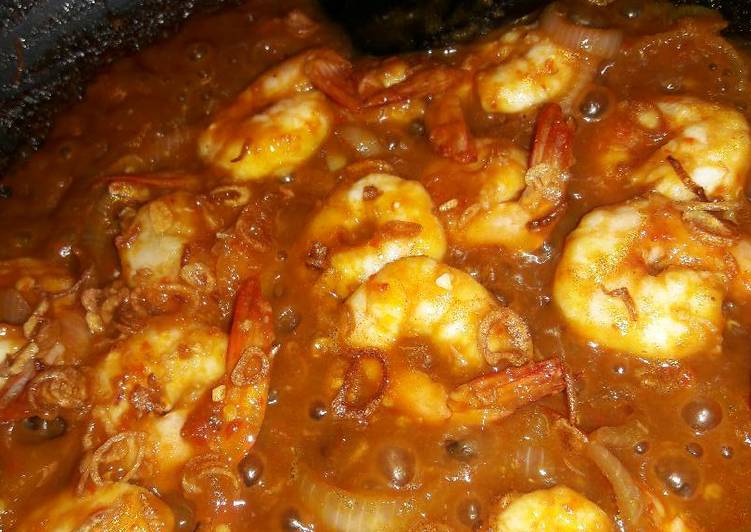 Resep Udang Balado Kecap simpel banget, Lezat