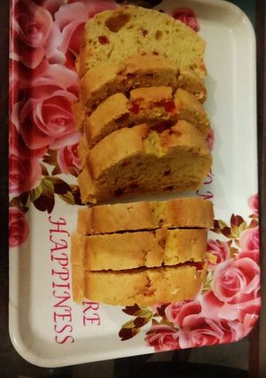 टुटी फ्रूटी केक(tuti fruity cake recipe in hindi) रेसिपी मुख्य फोटो