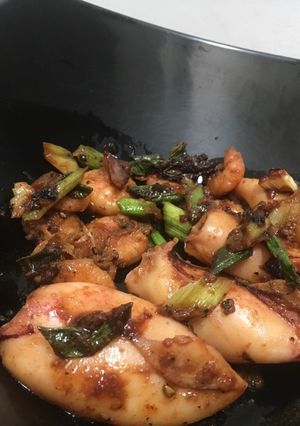 Foto resep Cumi Udang Lada Hitam