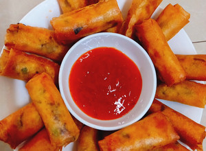 Hình của món Chả giò chay.