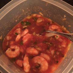 A picture of Shrimp Ceviche .