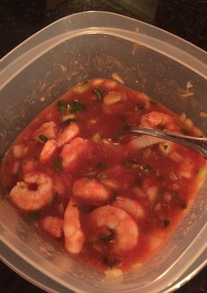 A picture of Shrimp Ceviche .