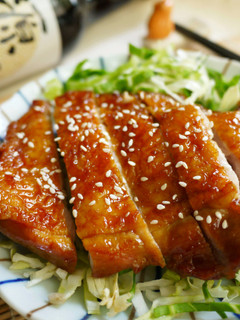 【源釀醬油】照燒雞腿排~(免用油.免醃) 的食譜成品照片