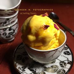 A picture of Aamras icecream.