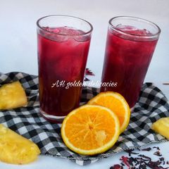 A picture of Citrus hibiscus drink.