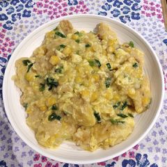 A picture of Cream Corn with Fish Fillet.