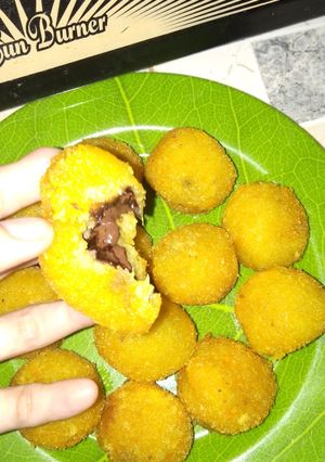 Foto resep Ubi lumer isi coklat
