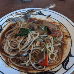 A picture of Kung Pao beef instant pot ip.