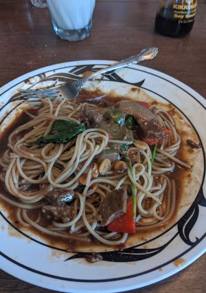 A picture of Kung Pao beef instant pot ip.