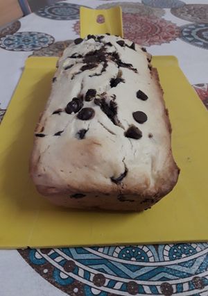 Una foto de Budín con chips de chocolates