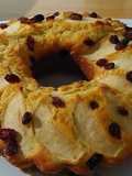 Ciambella mele e uvetta
