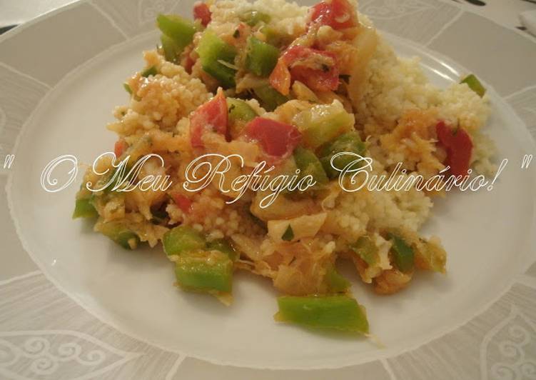 Bacalhoada de Pimentos com Couscous