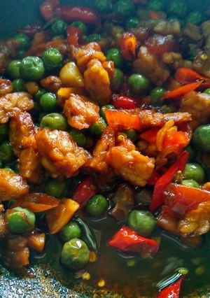 Foto resep Empis2 tempe leunca pedas 😅