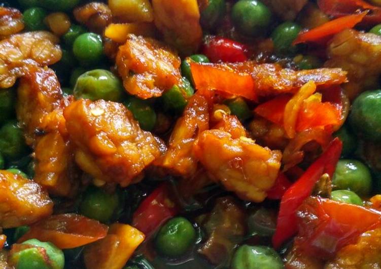 Resep Empis2 tempe leunca pedas 😅, Bisa Manjain Lidah