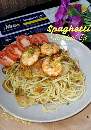Foto resep Spaghetti Sambal Ijo