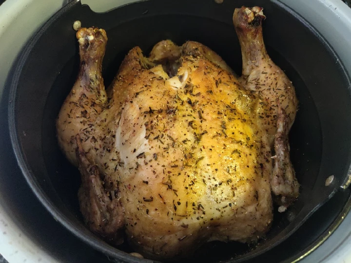 Simple Way Prepare Recipe Crispy Foodi Roasted Chicken that is So Delicious, Can Spoil the Tongue}