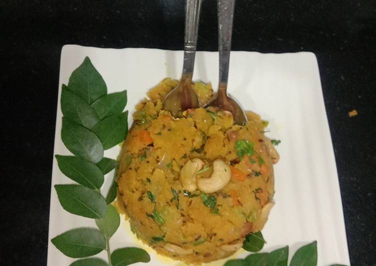 Steps to Prepare Perfect Veg Upma