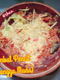 Foto resep Sambal Pencit (Mangga Muda) Ikan Klotok