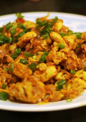 A picture of Ginger Garlic Chicken -beginner's recipe to stylish cooking.