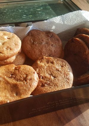 Une photo de Cookies granola à la pâte à tartiner