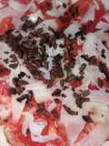 Carpaccio de Tomate Rosa y Bacalao Ahumado. Mambo Touch