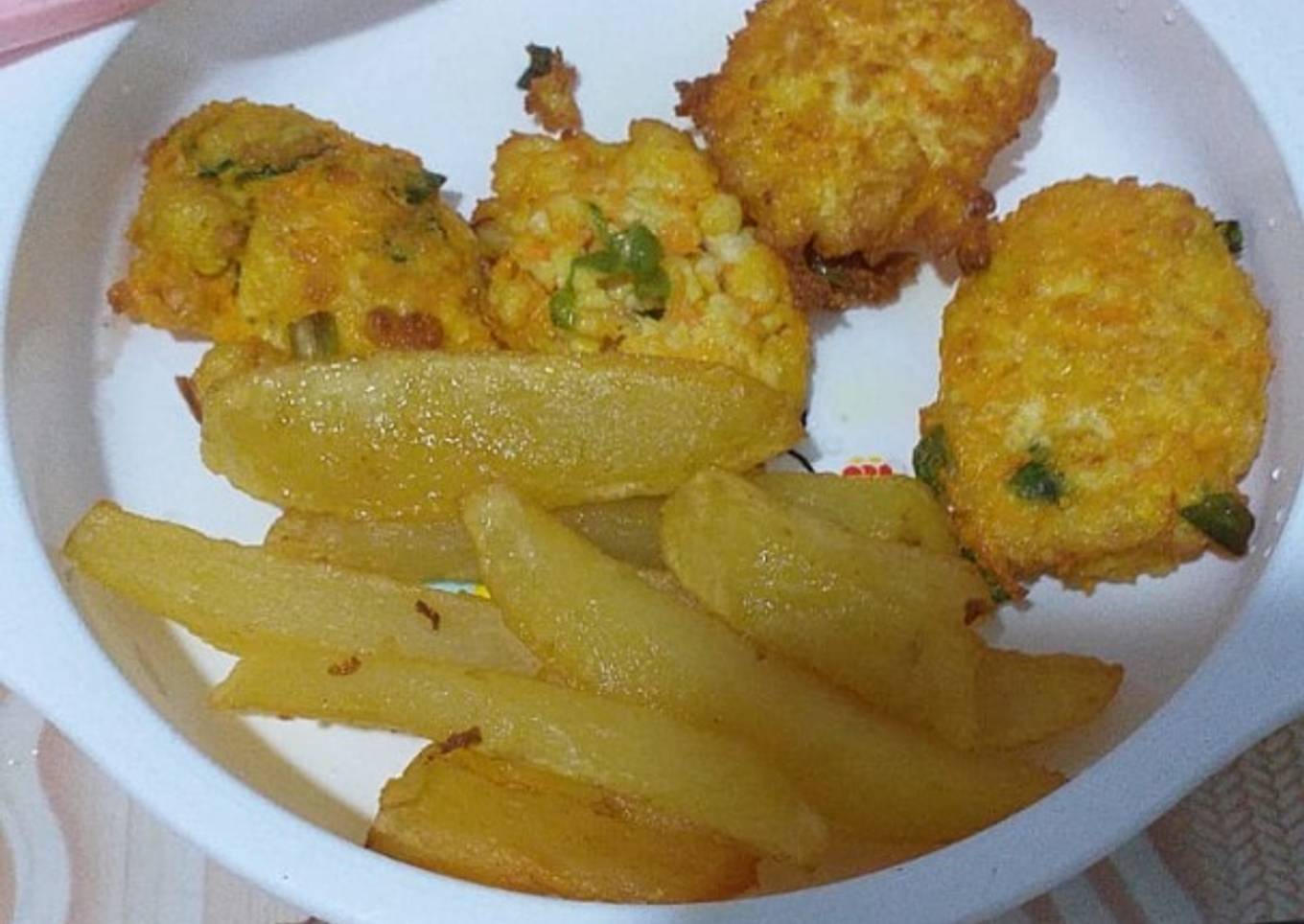 MPASI - Prekedel Tahu & Kentang Goreng