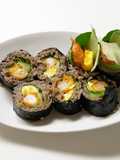 A Refreshing Summer Meal 🌿 Crispy Shrimp Soba Gimbap