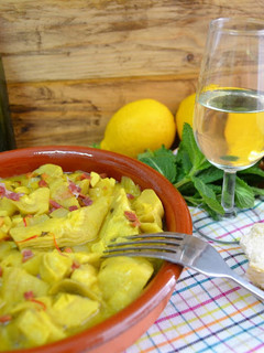 Una foto de Alcachofas al Montilla (Crock Pot)