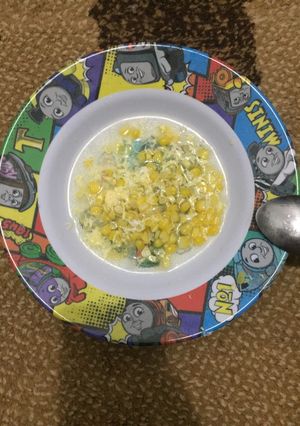 Foto resep Sup Jagung Telur Simpel for Kids