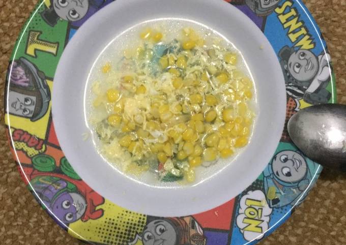 Resep Sup Jagung Telur Simpel for Kids Yang Maknyuss