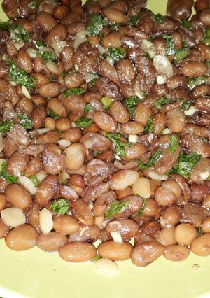 Una foto de Ensalada de poroto