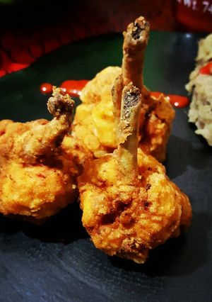Una foto de Alitas de pollo crocantes