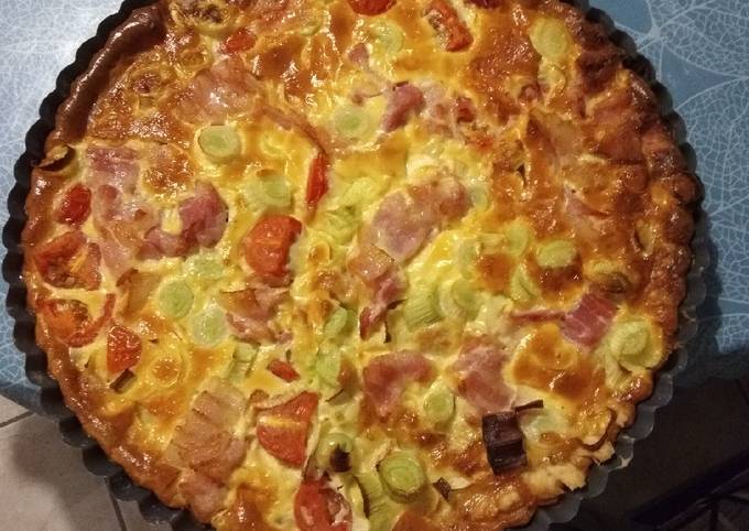 Sonkas Quiche Lorraine Monique Konyhaja Receptje Cookpad Receptek