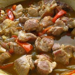 A picture of Easy Pork & Salsa Stew.